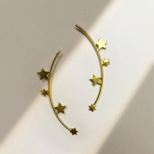 Sitara Brass Earring (Anti Tarnish) Ekha