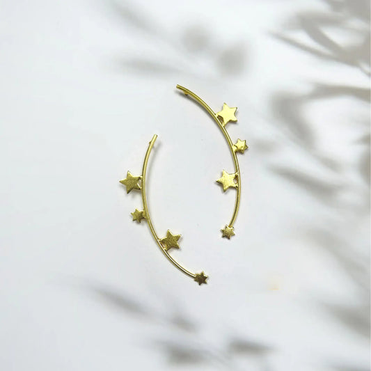 Sitara Brass Earring (Anti Tarnish) Ekha