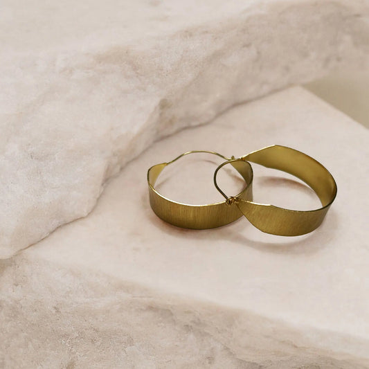Sajda Brass Earrings (Anti Tarnish) Ekha