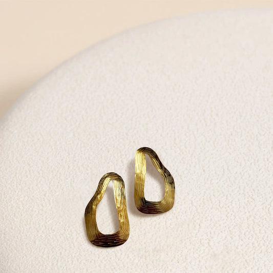 Jhalak Brass Earrings (Anti Tarnish) Ekha
