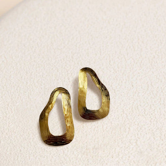 Jhalak Brass Earrings (Anti Tarnish) Ekha