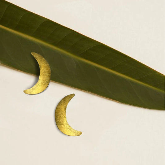 Chadrama Brass Earrings (Anit Tarnish) Ekha