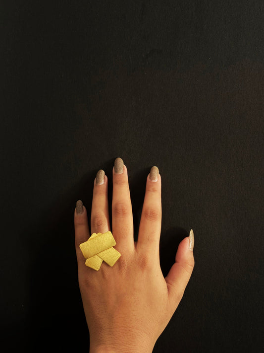 Nirakar Brass (Anti Tarnish) Adjustable Rings Ekha